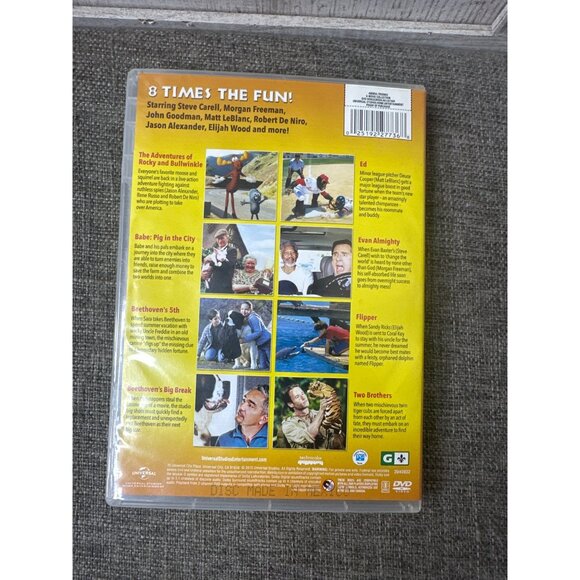 8 Movie DVD Collection Animal Friends Features Babe Evan Almighty Flipper & More - Picture 2 of 4
